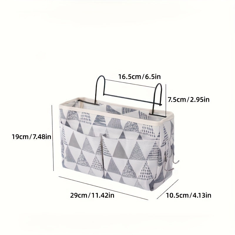 Canvas Bedside Storage Hanging Bag - Cotton Linen Fabric Home Decor Gift