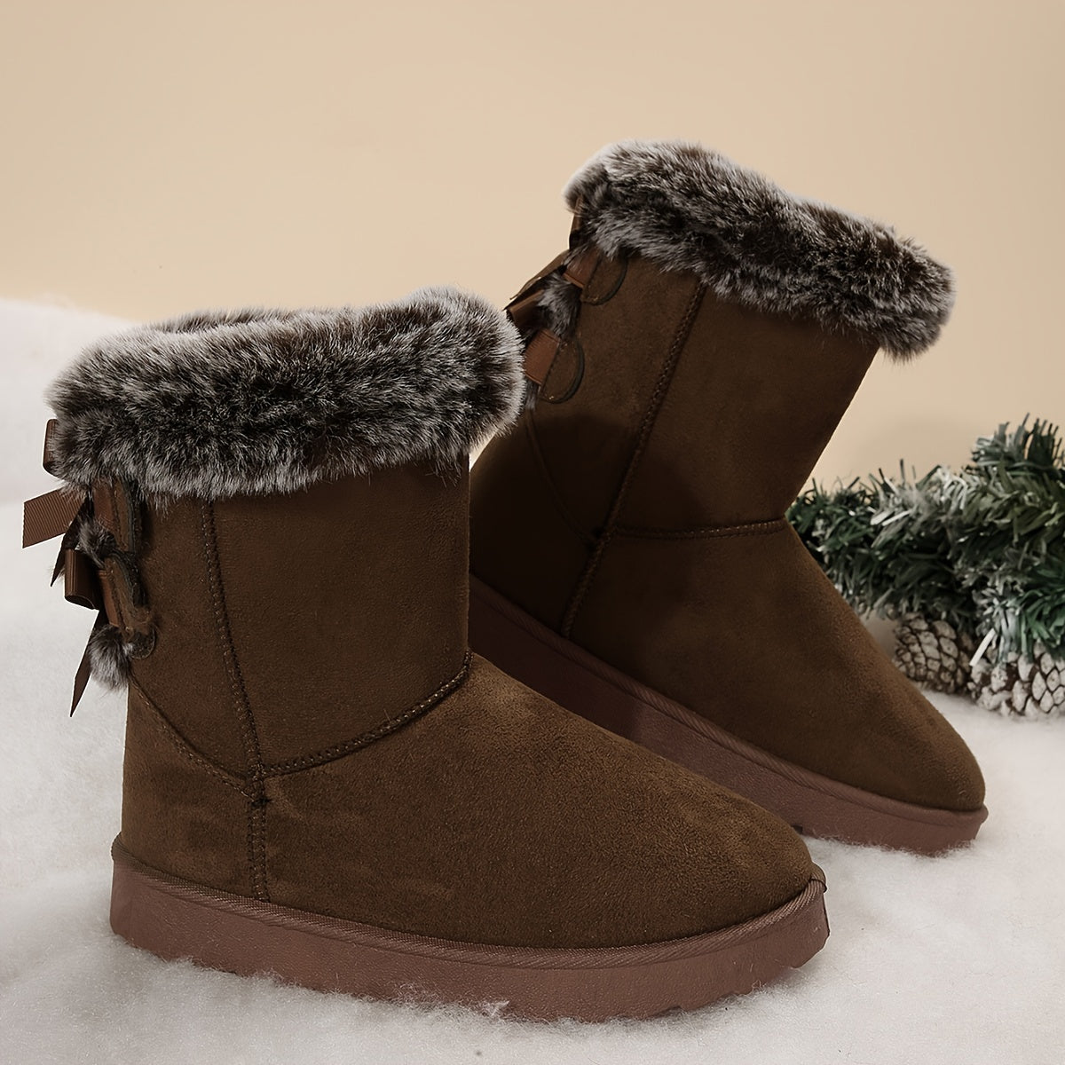 Women's Warm Snow Boots Thickened Medium Tube Comfortable Non Slip