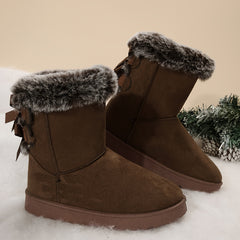 Women's Warm Snow Boots Thickened Medium Tube Comfortable Non Slip