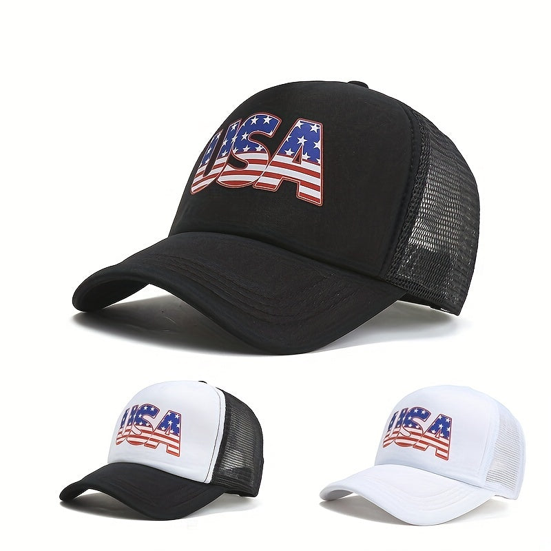 Breathable Mesh Hole Baseball Cap Unisex Hip Hop Cap Sun Protection Hat