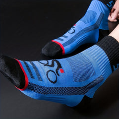 3 Pairs Non Slip Nylon Socks for Cycling Running Fitness Sports