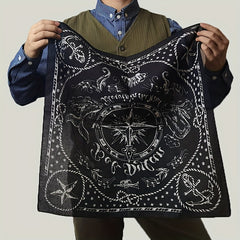 Whale Anchor Pattern Hip Hop Headscarf for Men and Women