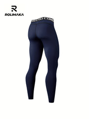 Quick Dry Men's Sports Suit: Moisture Wicking Compression Top & Leggings