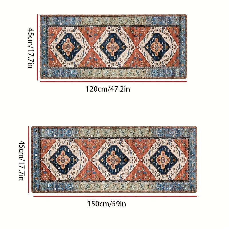Bohemian Style Quick Dry Anti-slip Absorbent Foam Bath Mat