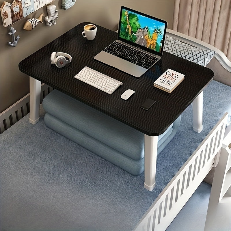 Wooden Foldable Study Table For Dorms And Home