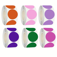 Polka Dot Sticker Roll Painting Label Duck Write Hollow M