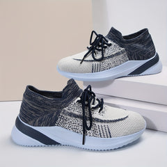 Women's Ombre Flying Woven Breathable Running Shoes
