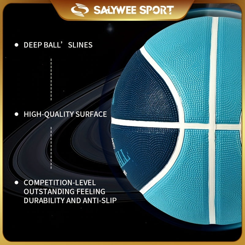Rubber Basketball No 7 Standard Size w/Pump & Pins & Bag