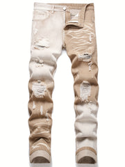 Street Style Men's Ripped Denim Jeans
