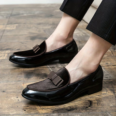 Men's Slip-on Leather Business Casual Shoes