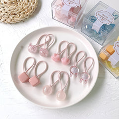 10pcs Stretchy Hair Ties for Kids & Girls