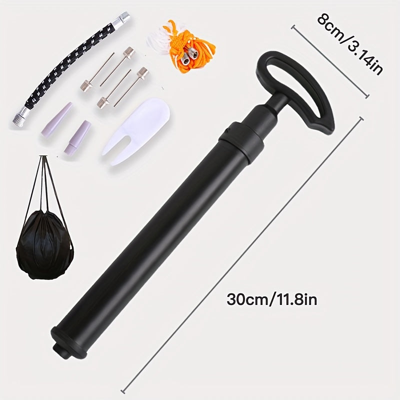 Ball Pump Accessories Set with Storage Bag, Needle - Basketball Volleyball
