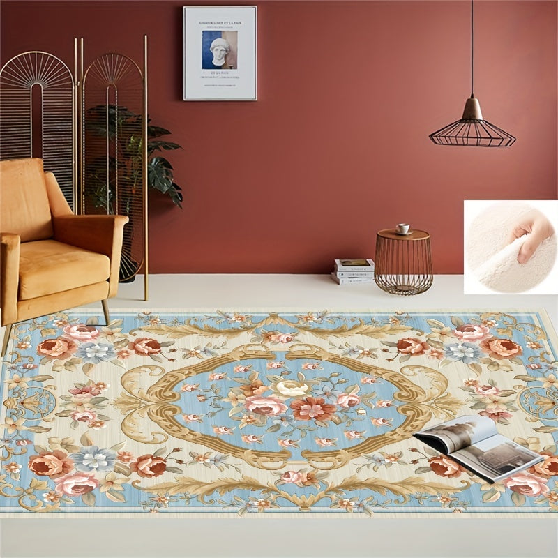 Boho Anti Fatigue Kitchen Rug - Vintage Absorbent Non Slip Carpet Mat