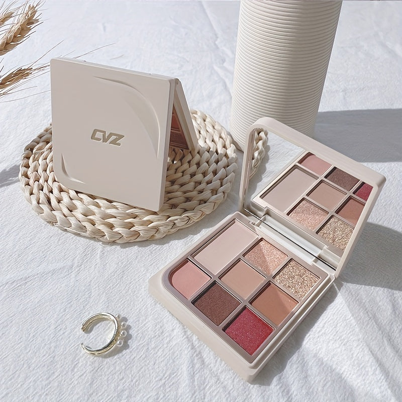 Milk Tea Nude Brown Eyeshadow Palette Matte Pearly Finish