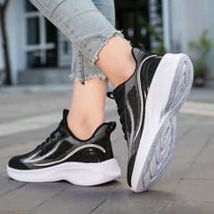 Women's Block Soft Running Shoes Non Slip Outdoor Sneakers