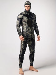 Men's 1.5mm Neoprene Hoodie Wetsuit Full Suit