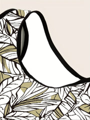 Tropical Print Racer Back Bralette