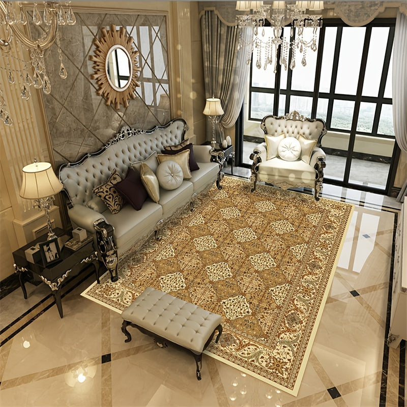European Style Modern Geometric Area Rug Light Color