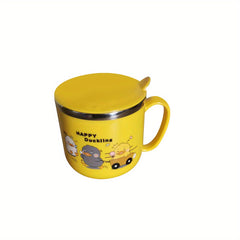 304 Stainless Steel Kids' Drinking Cup with Anti Fall and Measurement Scale