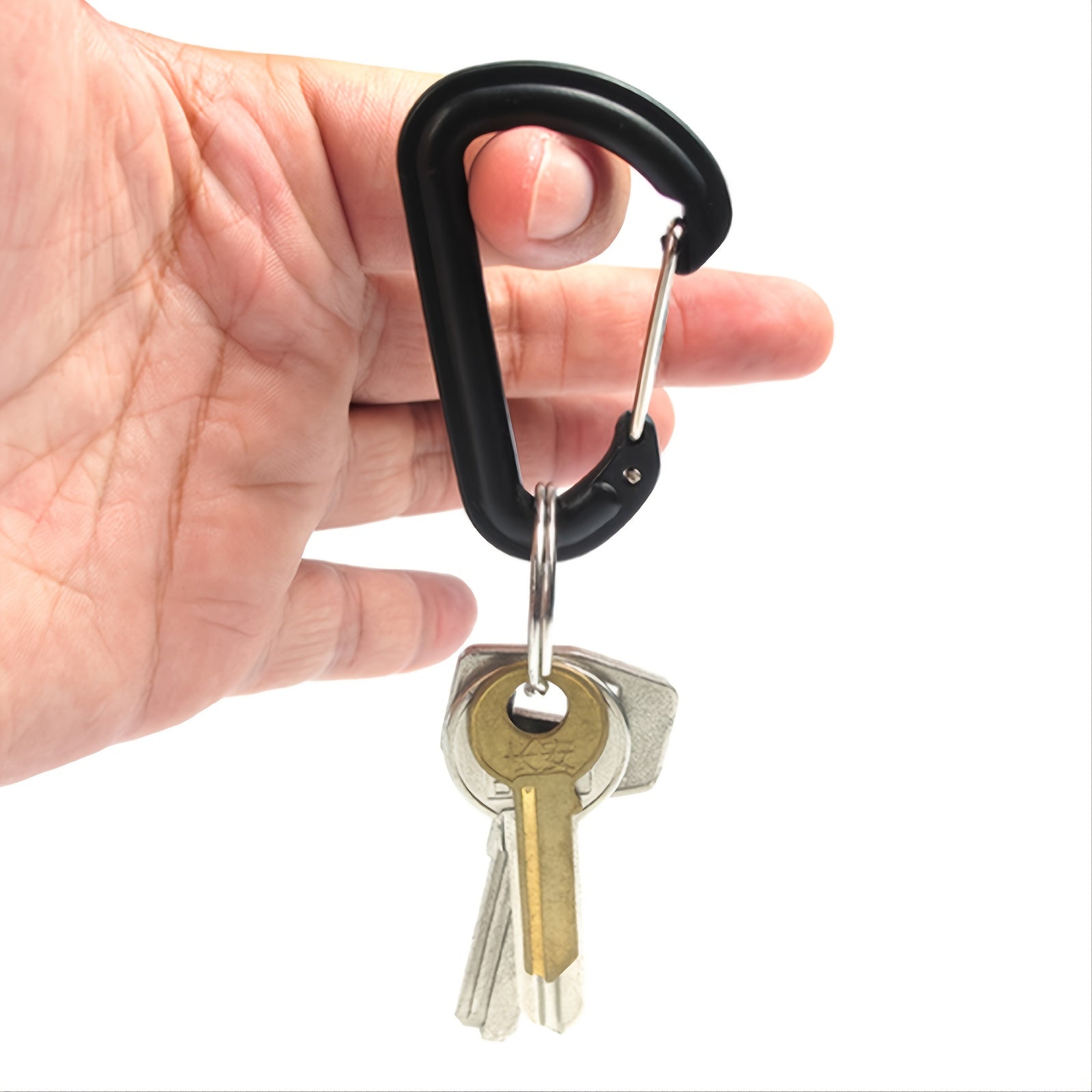 S-Shaped Aluminum Key Chain for Outdoor Activities
