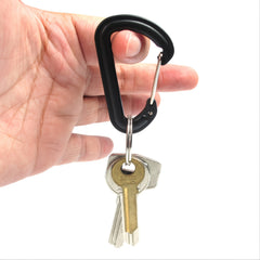 S-Shaped Aluminum Key Chain for Outdoor Activities