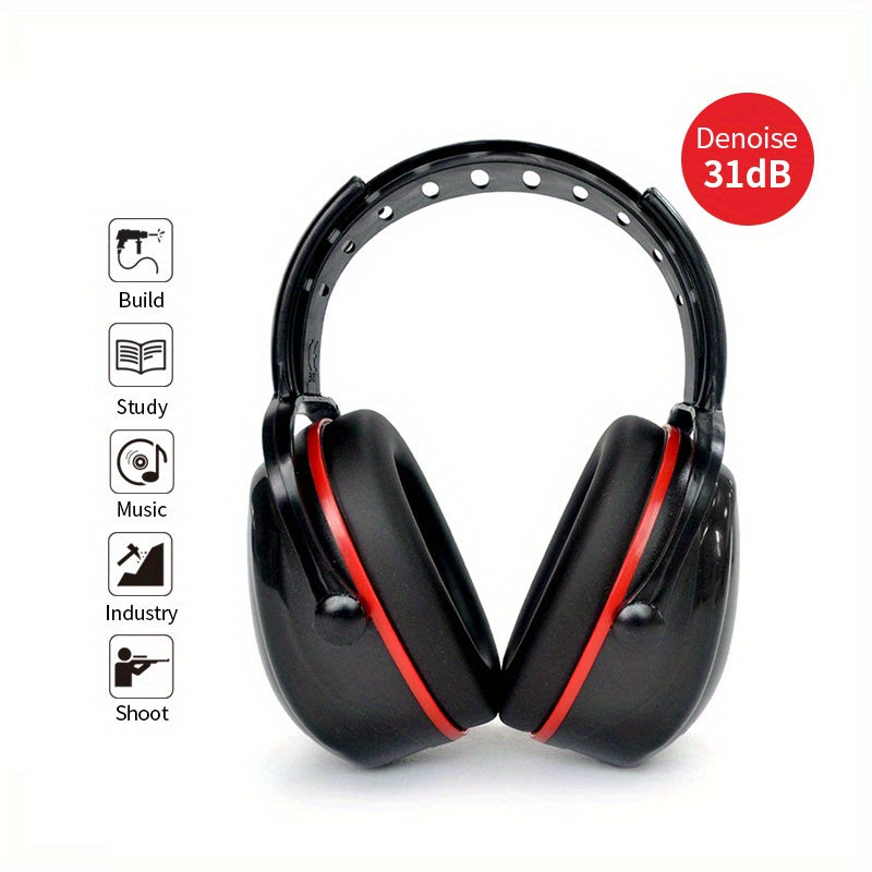 31dB Noise Reduction Ear Protection Headphones Hearing Safety