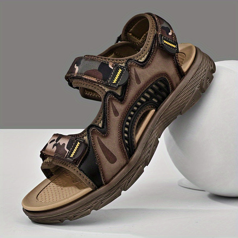 Men's Non-slip Camo Sandals Outdoor Hiking Beach Water Shoes