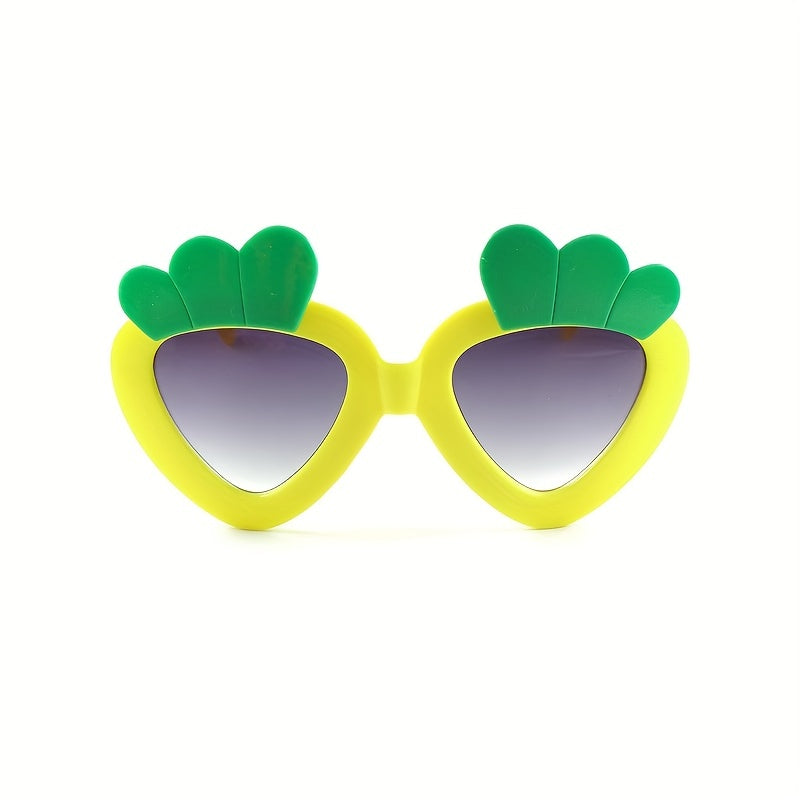 Girls Cartoon Carrot Sunglasses, Party Decorative Accessories