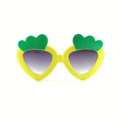 Girls Cartoon Carrot Sunglasses, Party Decorative Accessories