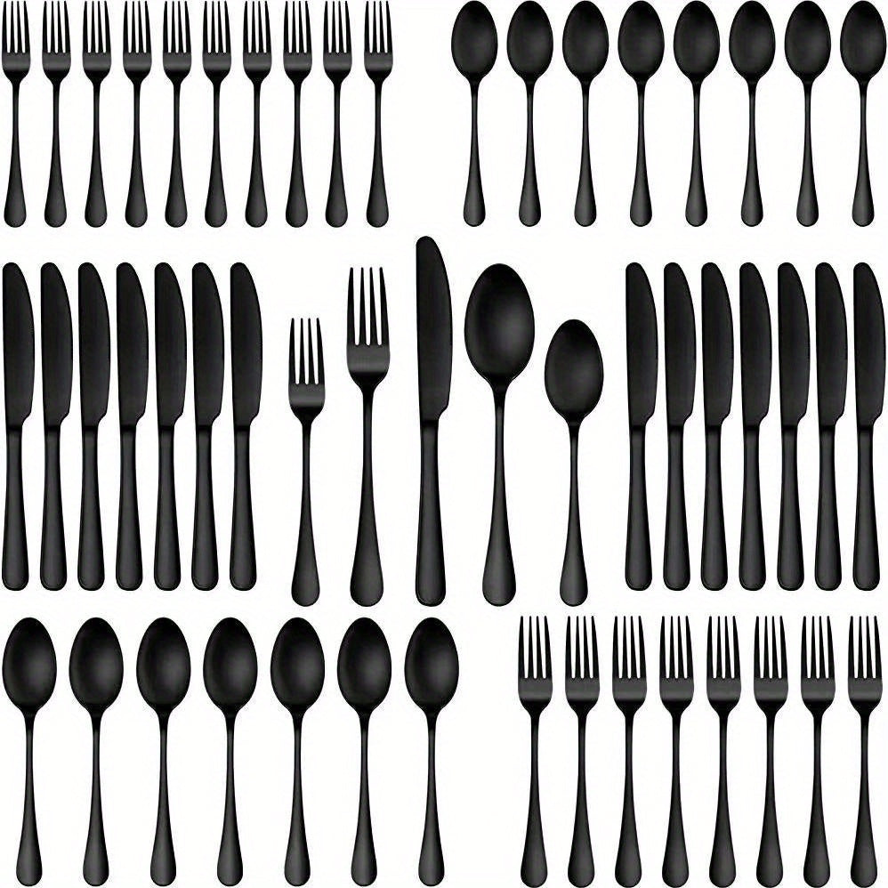 30pcs Stainless Steel Cutlery Set Mirror Polished & Dishwasher Safe