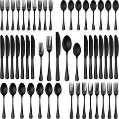 30pcs Stainless Steel Cutlery Set Mirror Polished & Dishwasher Safe
