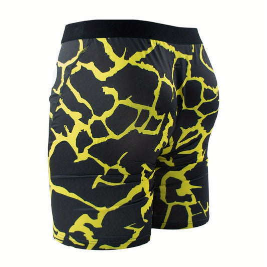 Shark Pattern Men's High Stretch Boxers