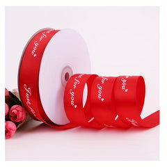 English Ribbon Decoration Gift Satin Ribbon DIY Cake Flower Butterfly Knot