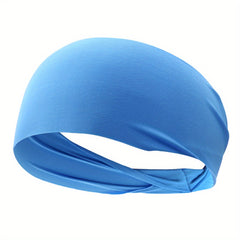 Breathable Elastic Headband Sweat Absorption for Women & Men