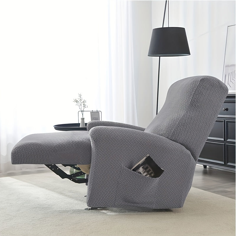 Jacquard Recliner Chair Slipcovers Sofa Cover High Elasticity Home Protection