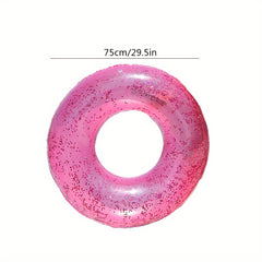 PVC Inflatable Swimming Ring With Sequins Water Training Beach Pool Party