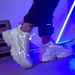 Men's Mesh Chunky Sneaker Wear resistant Comfy Casual Shoes