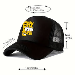 Unisex Mesh Sunshade Baseball Cap with Embroidery