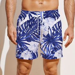 Men's Flowers Swim Trunks Beach Pants Outdoor Boardshorts