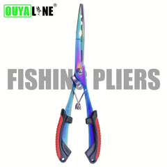 OUYALINE Portable Fishing Plier Stainless Steel Line Cutting Scissors