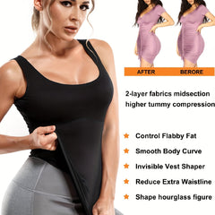 SCARBORO Seamless Shaping Vest Tummy Control Compression Shaper