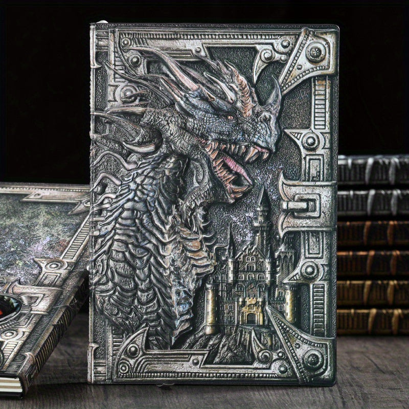 3D Dragon Relief Notebook for Holiday Gift
