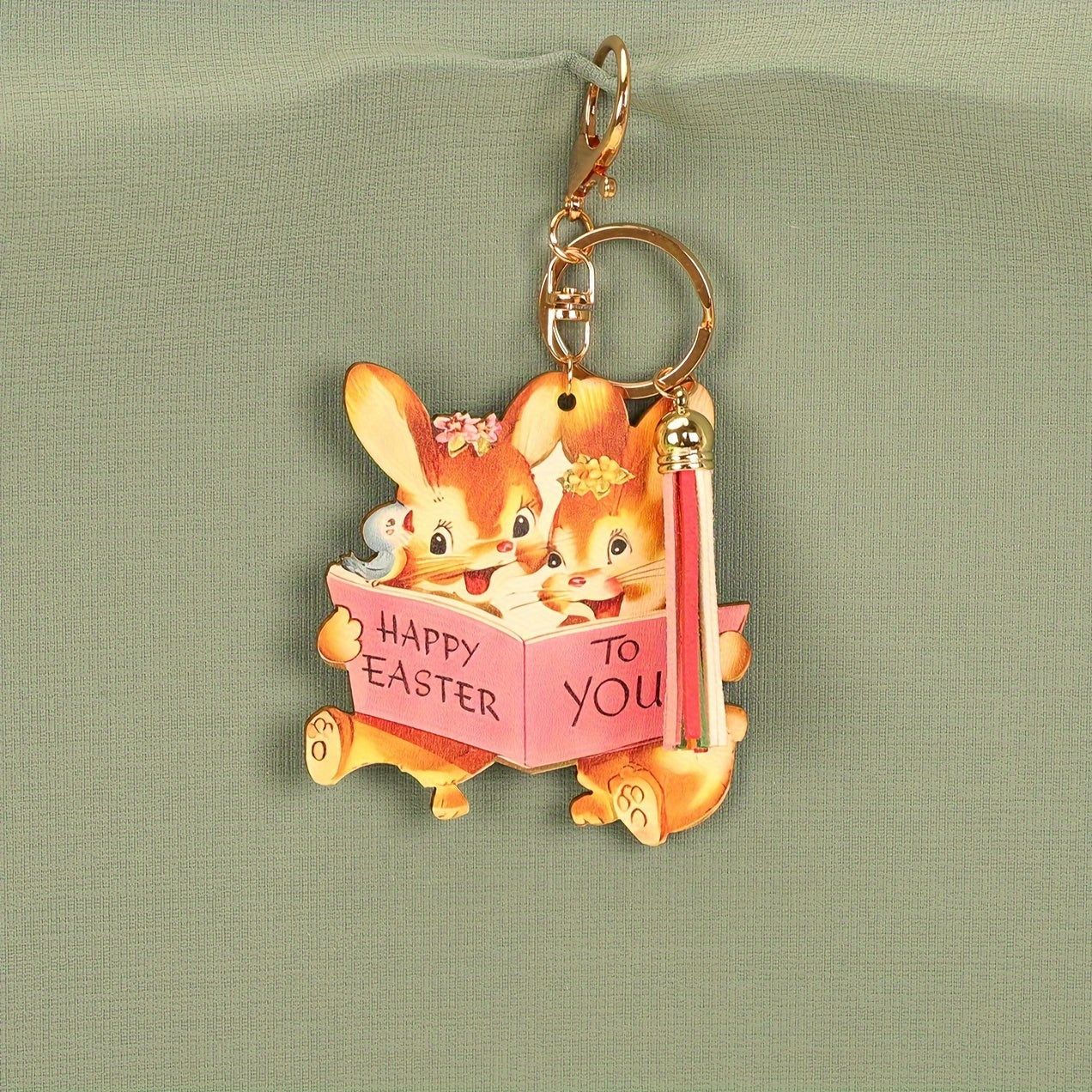 Squirrel Pendant Keychain for Car Keys Backpacks Wallets