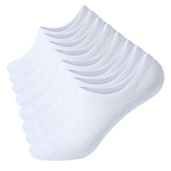 8 Pairs Solid Short Socks Non slip Ankle Socks Women's Stockings