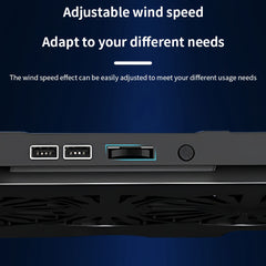 TISHRIC S900 Laptop Cooler Chill Mat with 2 Quiet Fans USB Powered 33cm
