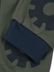 Boys Robot Print Sweatpants Elastic Waist Sports Jogger Pants