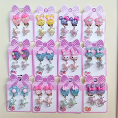 Cartoon Resin Star Pendant Ear Cuff for Party Girls