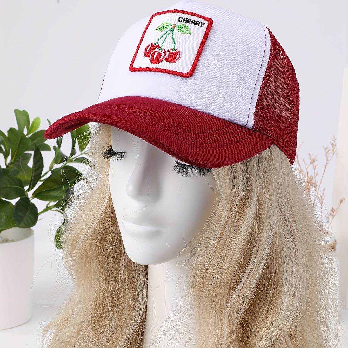 Fruit Patch Trucker Hat Sunshade Baseball Cap for Women
