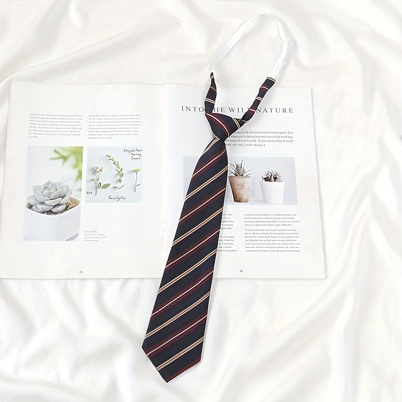 Boys Striped Tie for School Uniforms