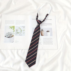 Boys Striped Tie for School Uniforms